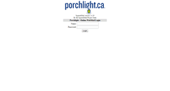 Desktop Screenshot of member.porchlight.ca